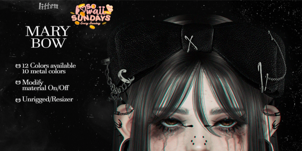 Mary Bow	&lt;a href=&quot;http://maps.secondlife.com/secondlife/Tomoeda/86/145/27&quot; target=&quot;_blank&quot;&gt;Teleport&lt;/a&gt;