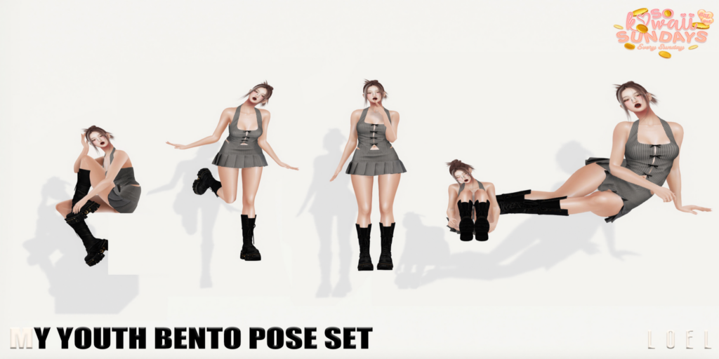 My Youth Poses	&lt;a href=&quot;http://maps.secondlife.com/secondlife/Stargazer%20Galaxy/101/47/3118&quot; target=&quot;_blank&quot;&gt;Teleport&lt;/a&gt;