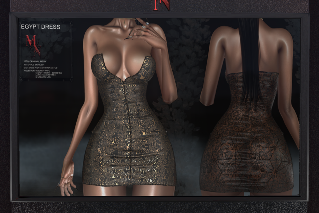 Egypt Dress - Legacy/MaitreyaX/Nhumana/Reborn/+mods, L$300 each/L$1850 FP