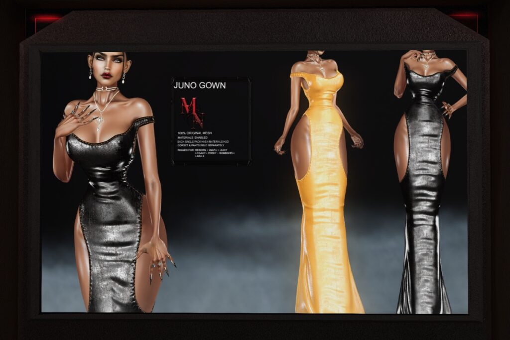 Juno Gown - Legacy/MaitreyaX/Reborn/+mods, L$350 each/L$2150 FP