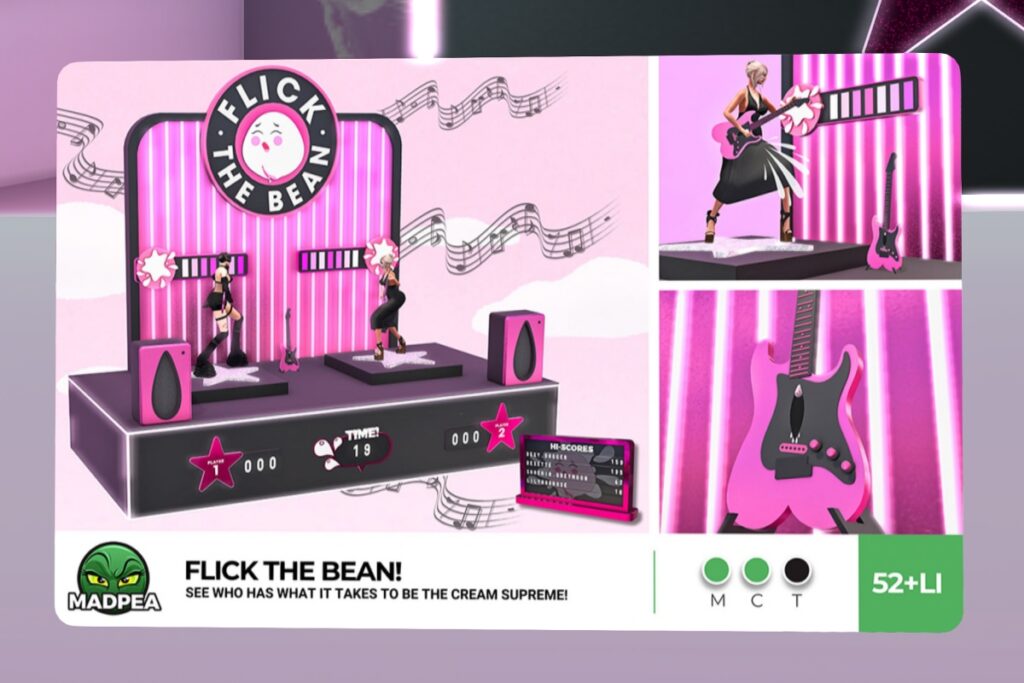 Flick The Bean Interactive Game, L$599