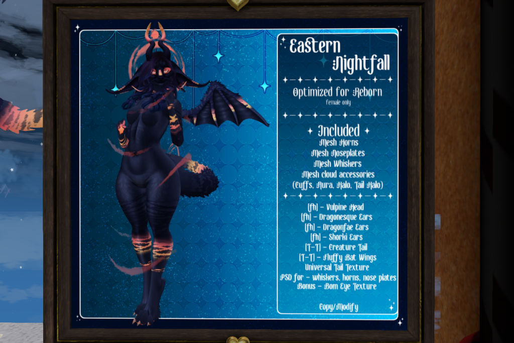 Eastern Nightfall - BOM Modkit, L$700