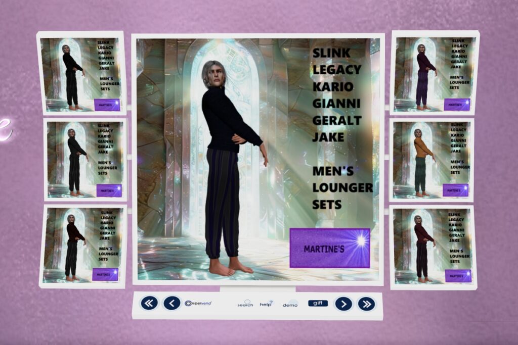 Men&#039;s Lounger Set - Geralt/Gianni/Jake/Kario/Legacy/Slink, L$99 each