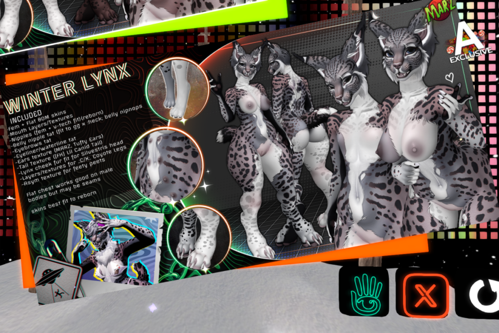 Winter Lynx - BOM Modkit, L$700 each