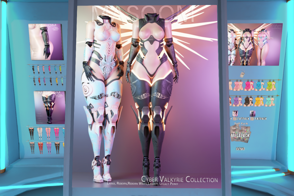 Cyber Valkyrie Collection - Inithium/Legacy/MaitreyaX/Reborn/+mods, L$255 each/L$1555=L$3955 each FP