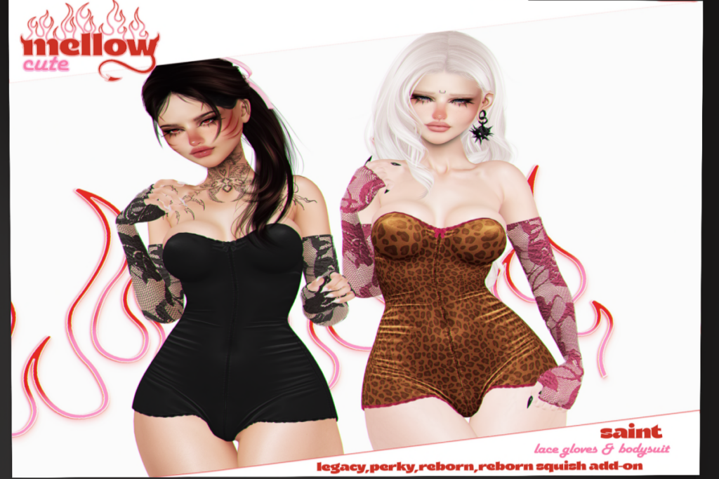 Saint Lace Gloves &amp; Bodysuit - Legacy/MaitreyaX/Reborn/+mods, L$269 each/L$1199 FP