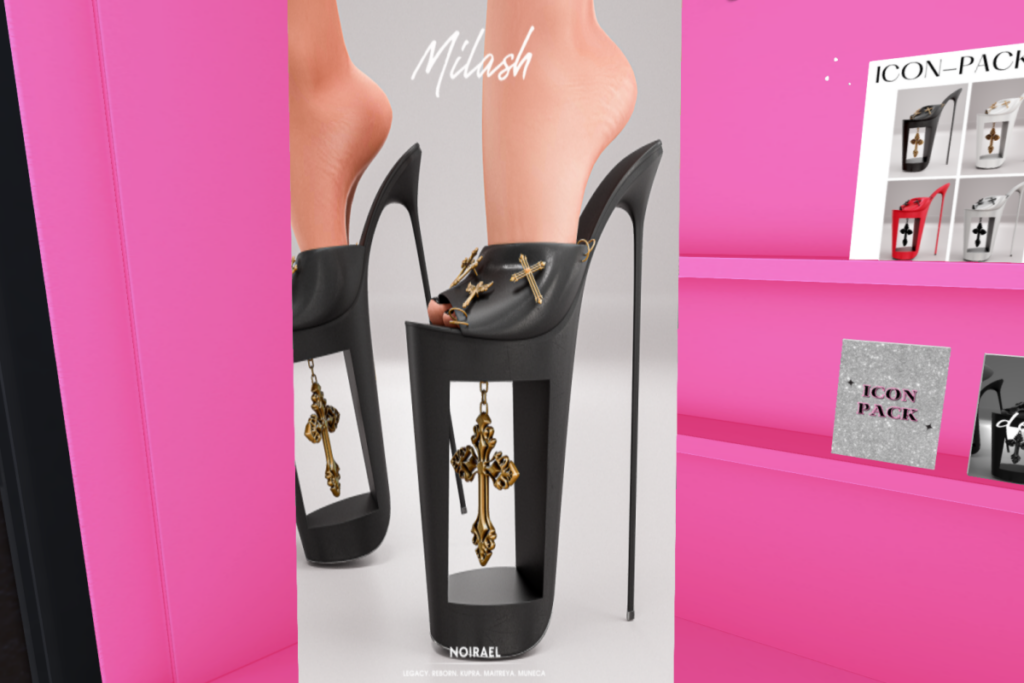 Noirael Heels - Inithium/Legacy/Maitreya/Reborn/Yentements, L$500