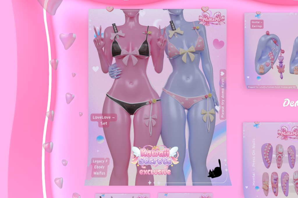 Lovelove Set - Legacy/Reborn, L$249 each