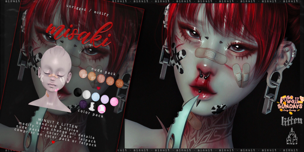 Misaki Accessory	&lt;a href=&quot;http://maps.secondlife.com/secondlife/Tomoeda/212/204/2063&quot; target=&quot;_blank&quot;&gt;Teleport&lt;/a&gt;