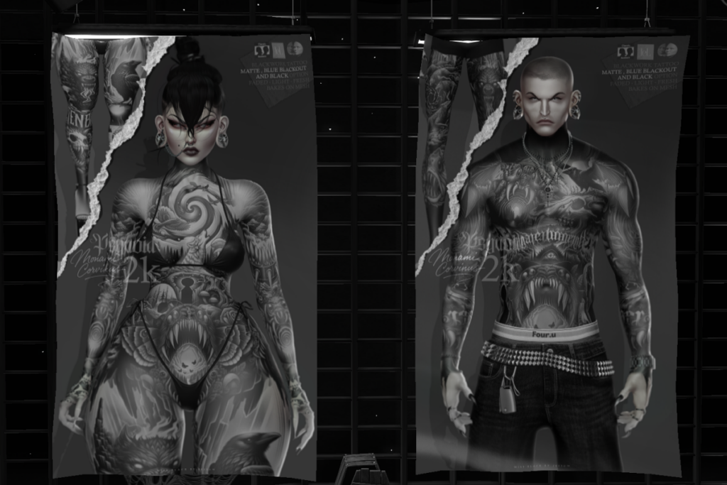 Psyvoid F+M Tattoo - EvoX/Genus/SLUV, L$459 each