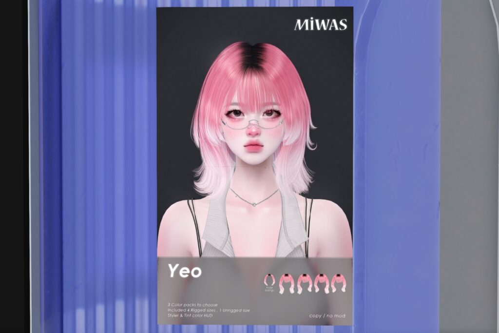 Yeo Hairstyle, L$350 each/L$900 FP