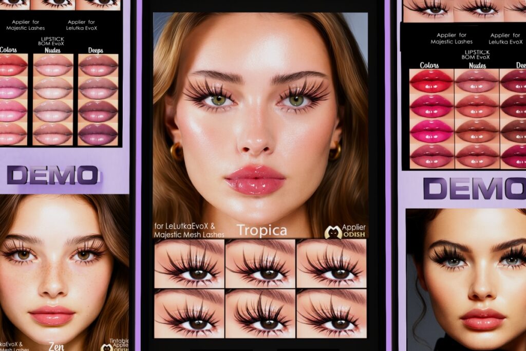 Tropica Lashes - EvoX/Majestic Mesh Lashes, L$299 each