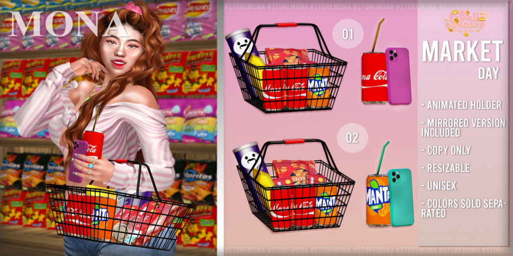 Market Day Holdable	&lt;a href=&quot;https://maps.secondlife.com/secondlife/Under%20The%20Boardwalk/83/45/1002&quot; target=&quot;_blank&quot;&gt;Teleport&lt;/a&gt;