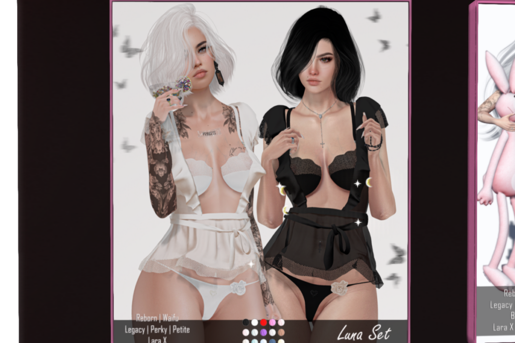 Luna Set - Legacy/MaitreyaX/Reborn/+mods, L$220 each/L$799 each FP