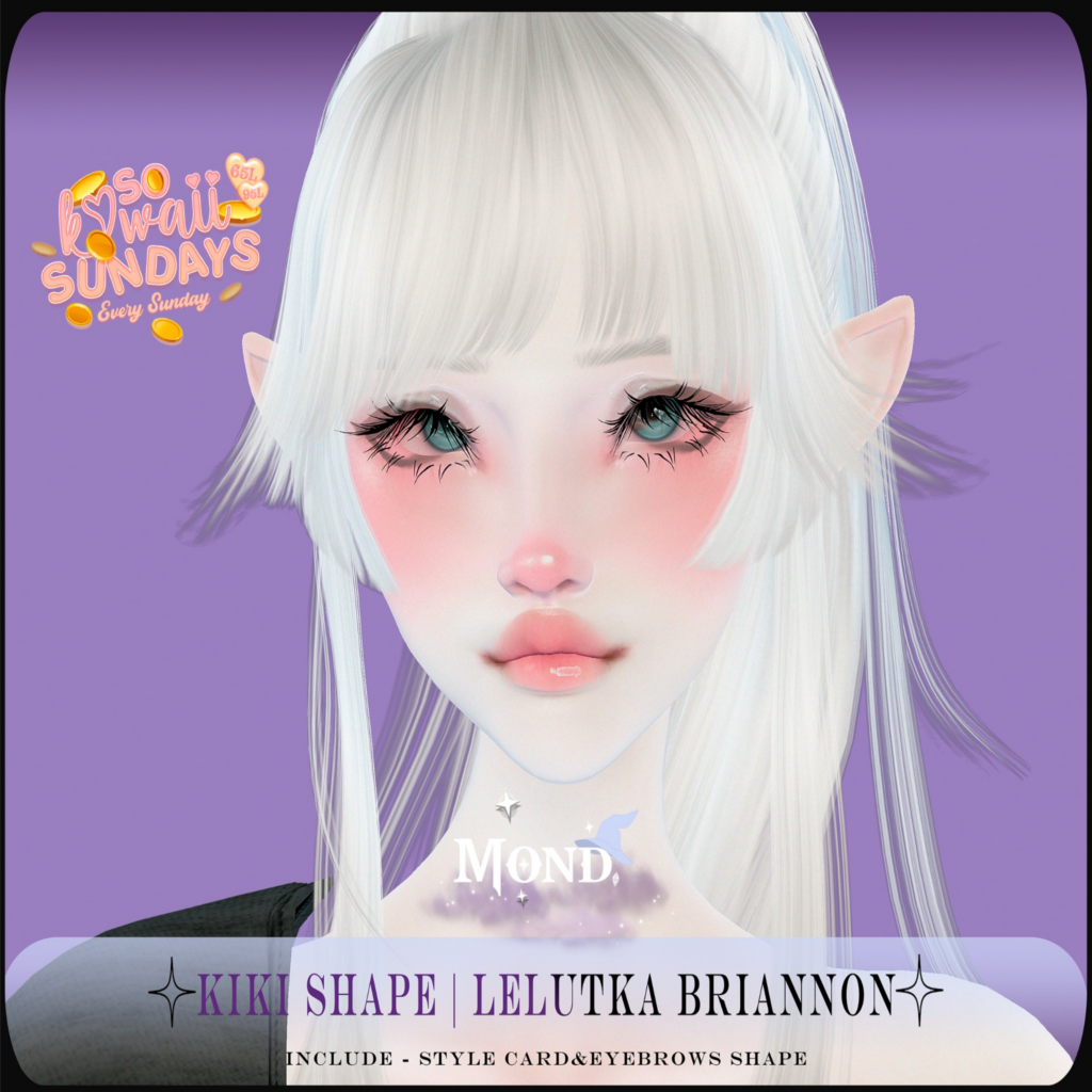 Kiki Shape - EvoX Briannon	&lt;a href=&quot;http://maps.secondlife.com/secondlife/Hashira/59/166/3&quot; target=&quot;_blank&quot;&gt;Teleport&lt;/a&gt;