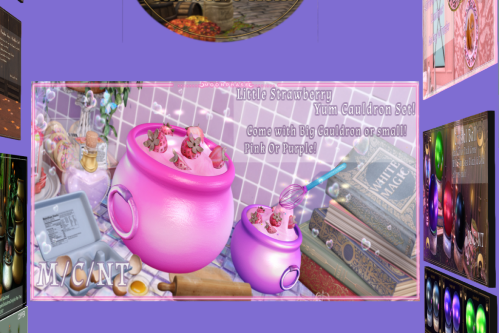 Little Strawberry Yum Cauldron Set, L$149