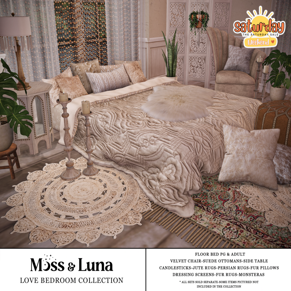 Love Bedroom Decor Set	&lt;a href=&quot;http://maps.secondlife.com/secondlife/Desolate/123/57/23&quot; target=&quot;_blank&quot;&gt;Teleport&lt;/a&gt;