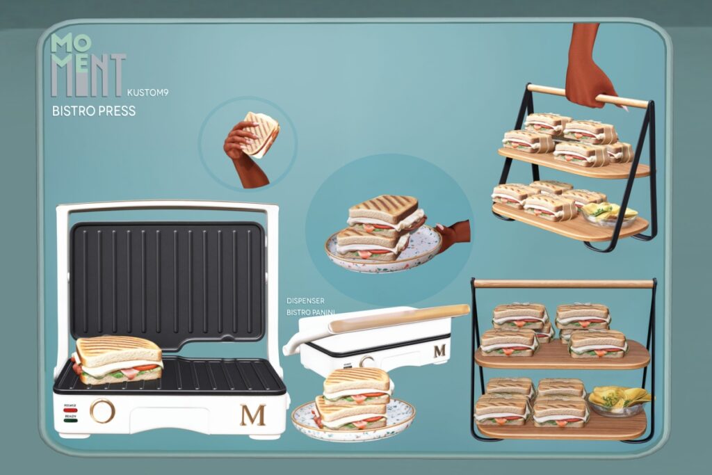 Bistro Press Holdables &amp; Decor, L$299 each/L$2299 FP