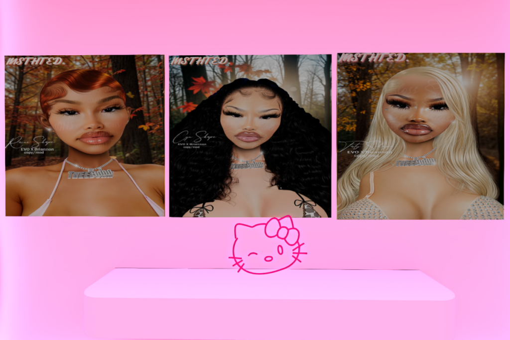 Raine, Cyn and Taty Female Shapes - EvoX Briannon, L$999 each
