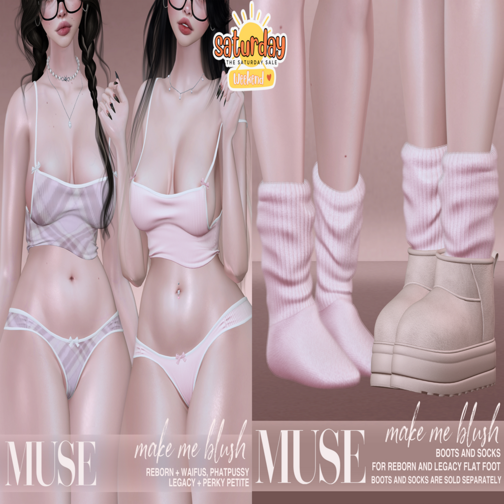 Make Me Blush Outfit - Legacy/Reborn/+mods	&lt;a href=&quot;http://maps.secondlife.com/secondlife/Moon%20Elixir/210/211/463&quot; target=&quot;_blank&quot;&gt;Teleport&lt;/a&gt;