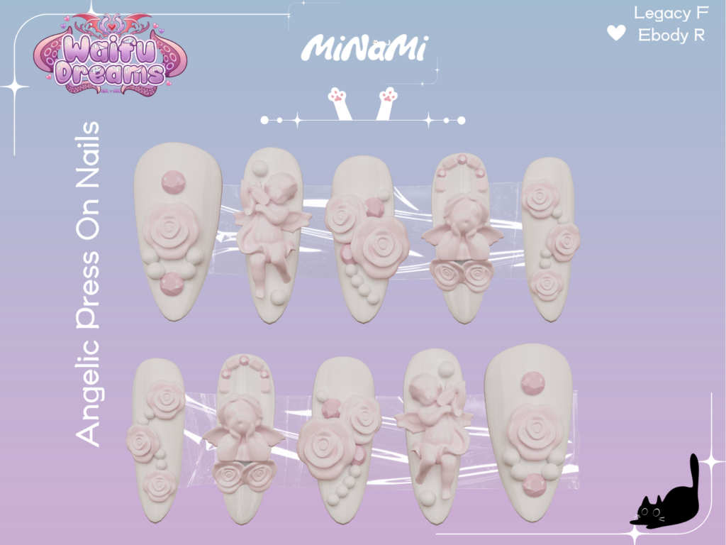 Angelic Press On Nails - Legacy/Reborn