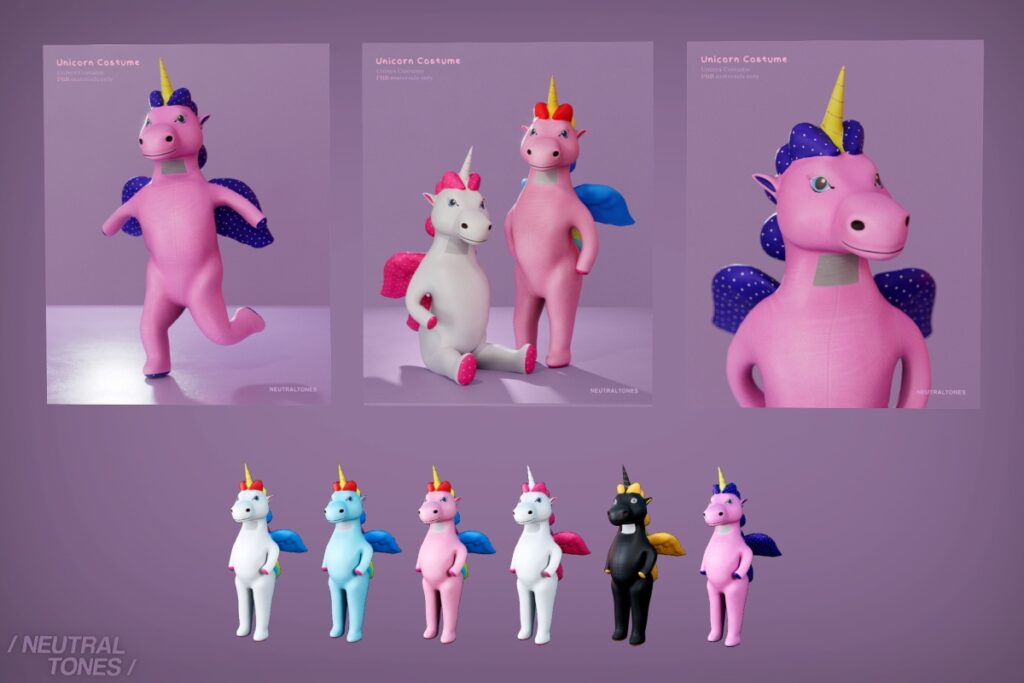 Unicorn Costume - no fits listed, L$249 each/L$599 FP