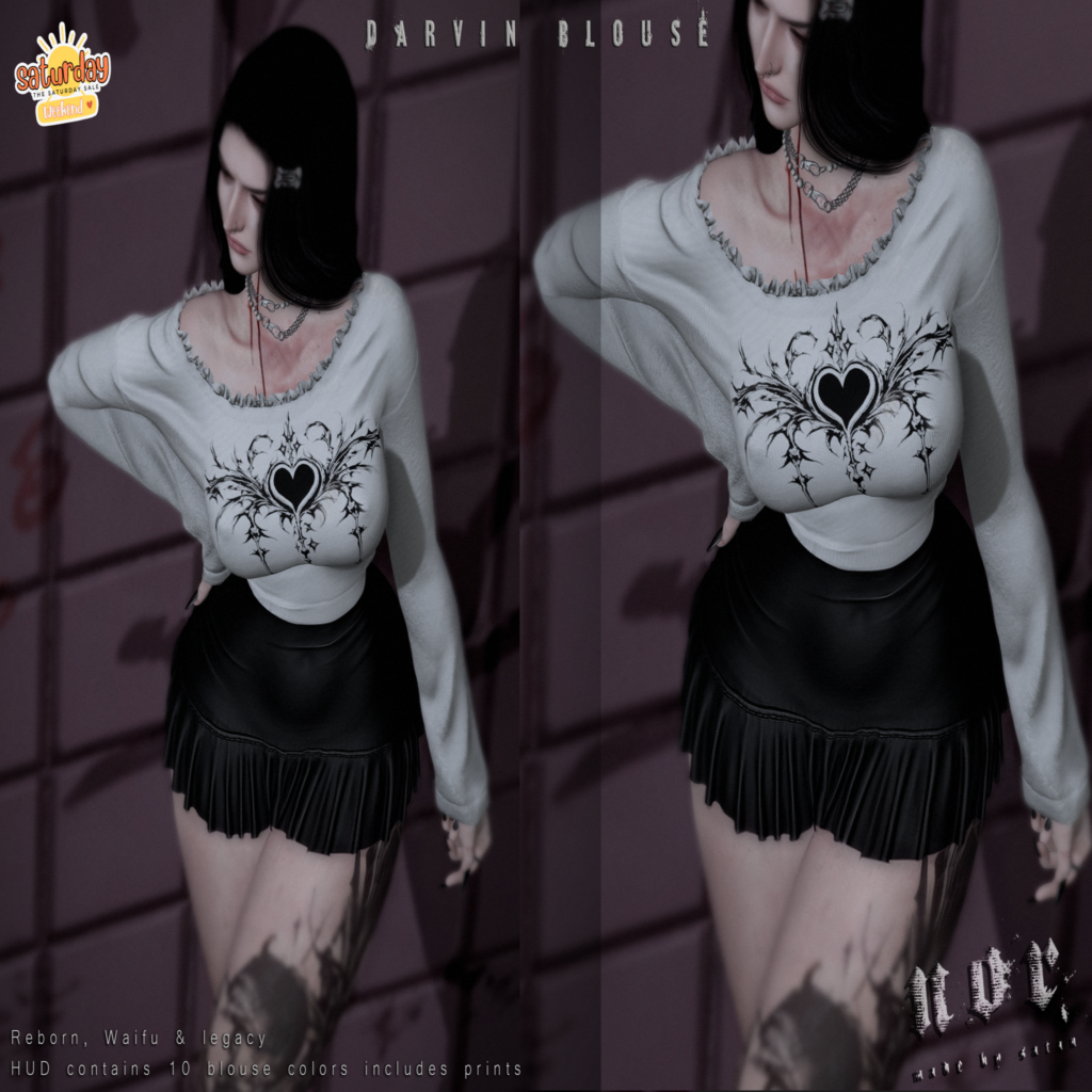 Darvin Blouse - Legacy/Reborn/+mods	&lt;a href=&quot;http://maps.secondlife.com/secondlife/She/113/24/3249&quot; target=&quot;_blank&quot;&gt;Teleport&lt;/a&gt;