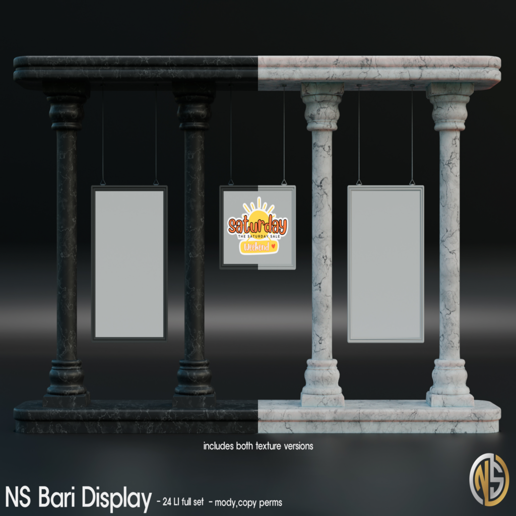 Bari Vendor Display	&lt;a href=&quot;http://maps.secondlife.com/secondlife/Magic%20Sky/184/119/2022&quot; target=&quot;_blank&quot;&gt;Teleport&lt;/a&gt;