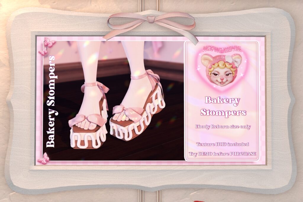 Bakery Stompers Sandals - Reborn, L$550 FP