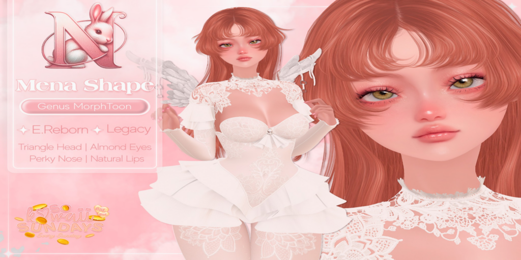 Mena Shape - Genus MorphToon/Legacy/Reborn	&lt;a href=&quot;http://maps.secondlife.com/secondlife/Dolcenotte/99/143/1769&quot; target=&quot;_blank&quot;&gt;Teleport&lt;/a&gt;