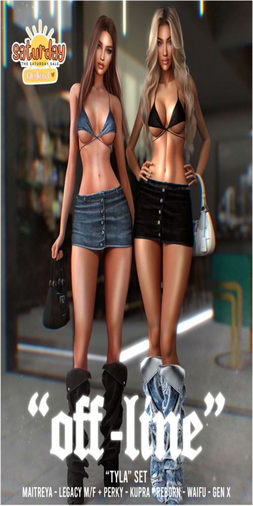 Tyla Set - GenX/Inithium/Legacy M+F/Maitreya/Reborn/+mods	&lt;a href=&quot;https://maps.secondlife.com/secondlife/YUNG/96/129/1050&quot; target=&quot;_blank&quot;&gt;Teleport&lt;/a&gt;