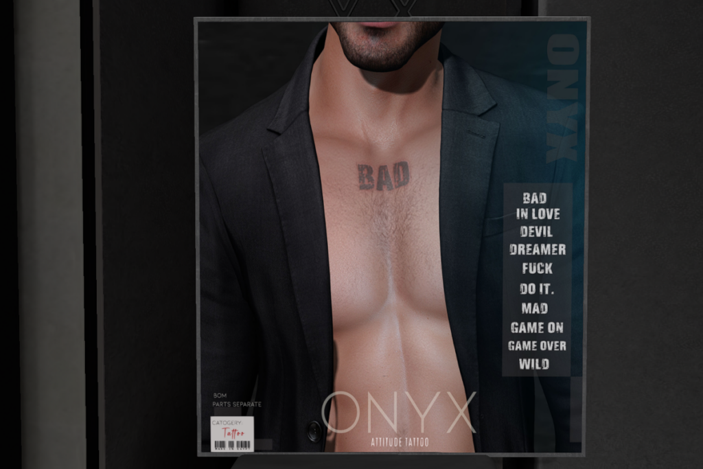 Attitude Tattoo - BOM, L$299