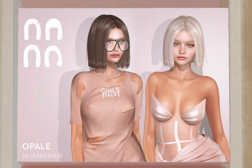 Jasmin Hair, L$350 each/L$590 FP