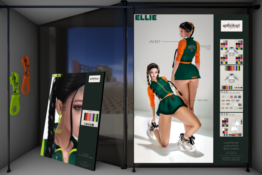 Ellie Slider Earrings, L$399 | Ellie Set - Legacy/MaitreyaX/Reborn/+mods, L$699 each/L$1599 FP