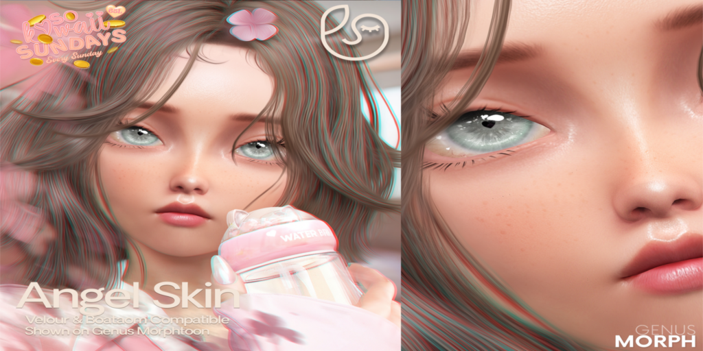 Angel Skin - Genus MorphToon	&lt;a href=&quot;http://maps.secondlife.com/secondlife/Sunny%20Paradise/124/144/22&quot; target=&quot;_blank&quot;&gt;Teleport&lt;/a&gt;