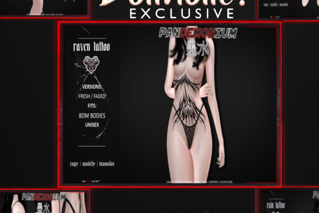 Raven Tattoo, L$225