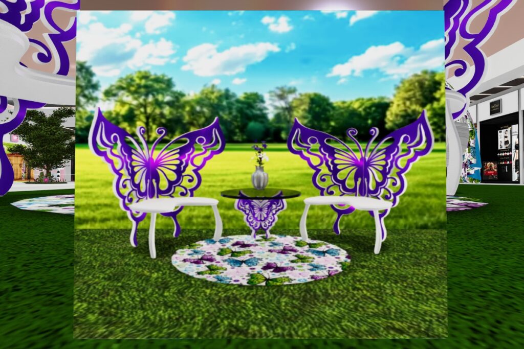 Butterfly Decor Set, L$199