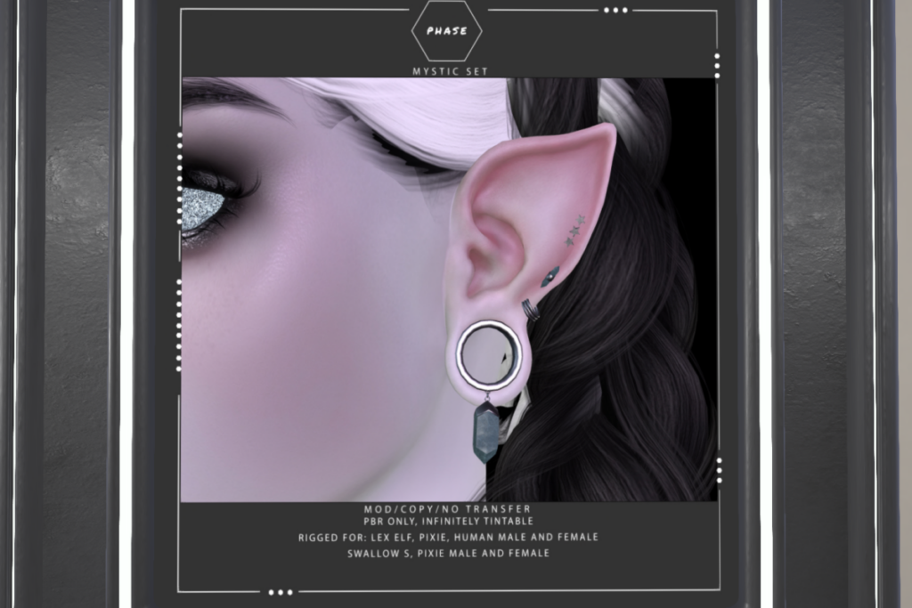 Mystic Earrings Set - Evox/Swallow Gauged, L$250