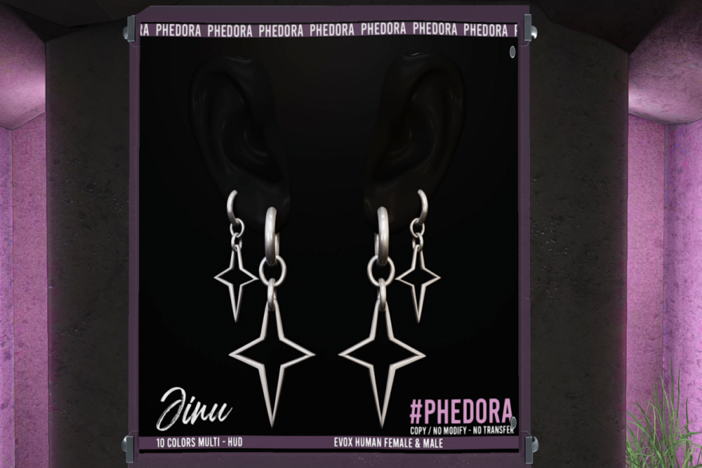 Jinu Earrings - EvoX, L$299