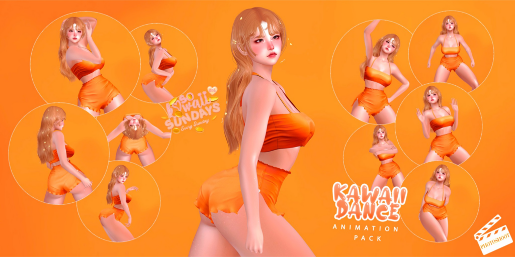 Kawaii Dance Animations	&lt;a href=&quot;http://maps.secondlife.com/secondlife/VELOUR/200/203/1965&quot; target=&quot;_blank&quot;&gt;Teleport&lt;/a&gt;