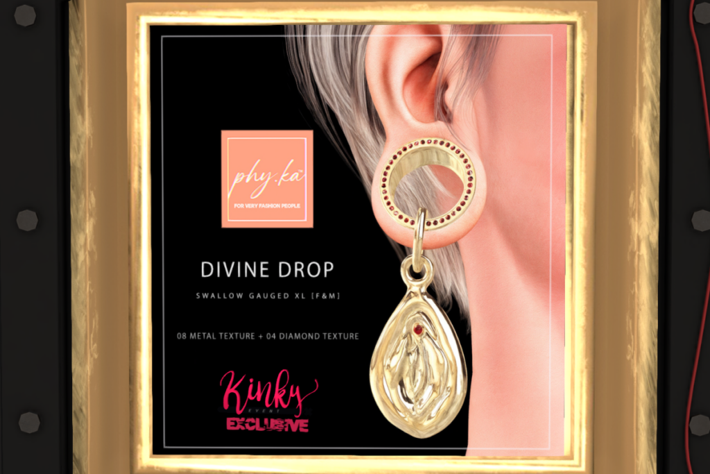 Divine Drop Earrings - Swallow XL F, L$350