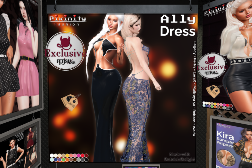 Ally Dress - Legacy/Maitreya/Reborn/+mods, L$499 each/L$999 FP