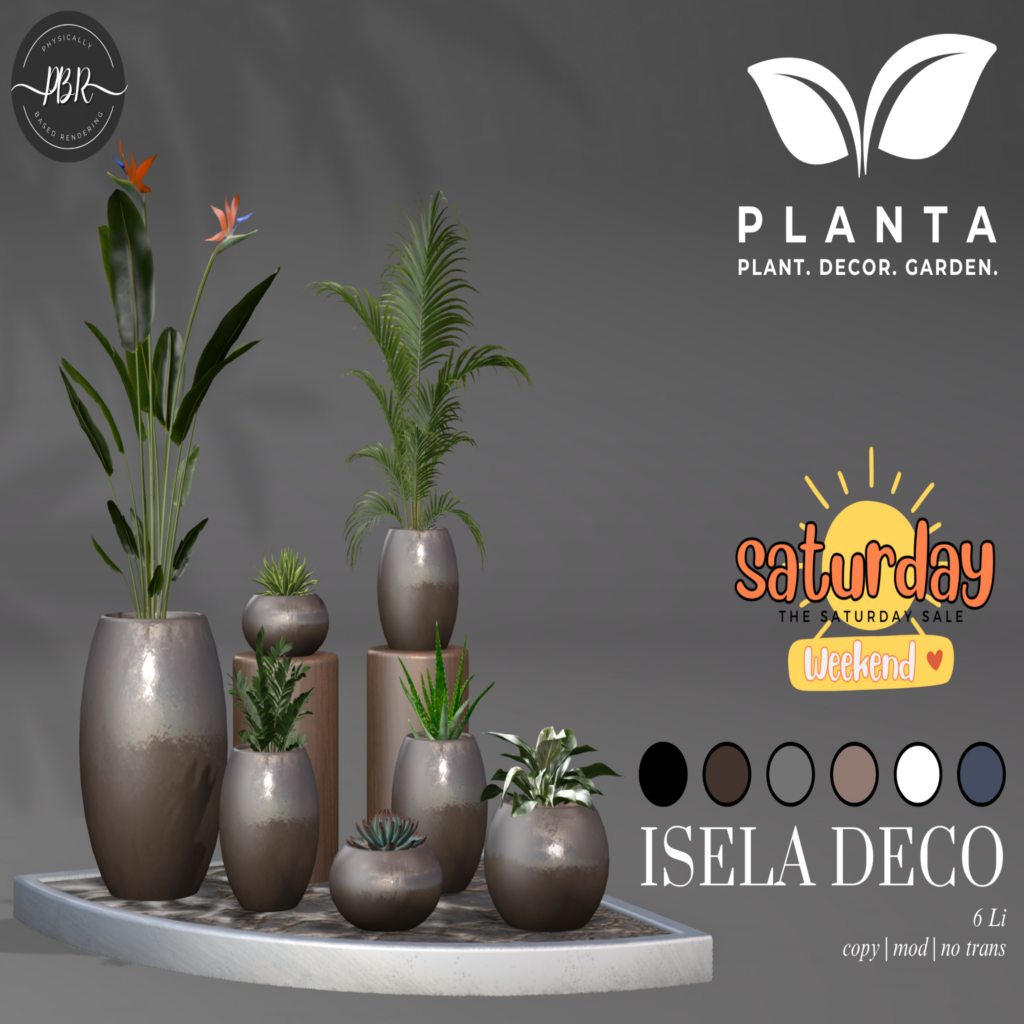 Isela Decor	&lt;a href=&quot;http://maps.secondlife.com/secondlife/Red%20Wing/10/148/22&quot; target=&quot;_blank&quot;&gt;Teleport&lt;/a&gt;