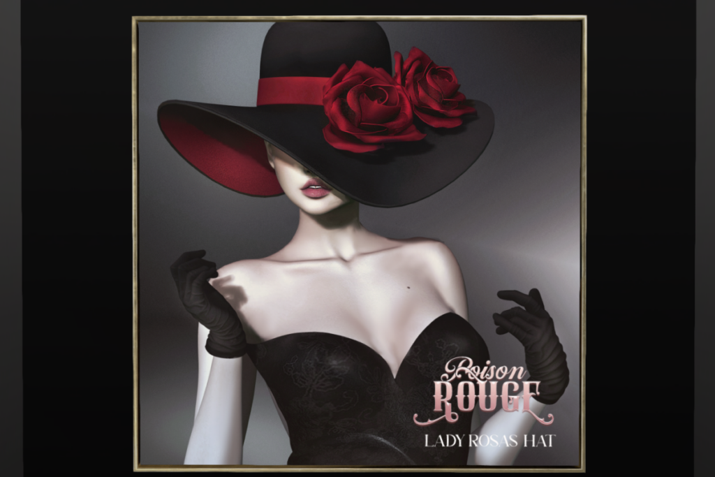Lady Rosas Hat, L$299 each/L$1999 FP