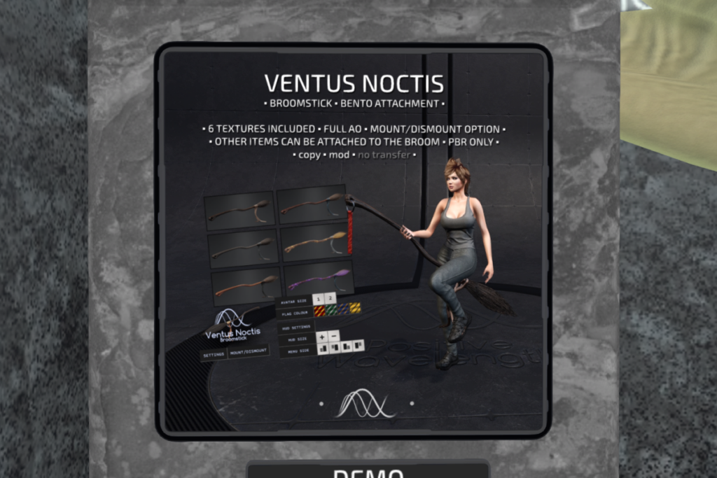 Ventus Noctis Broomstick, L$850
