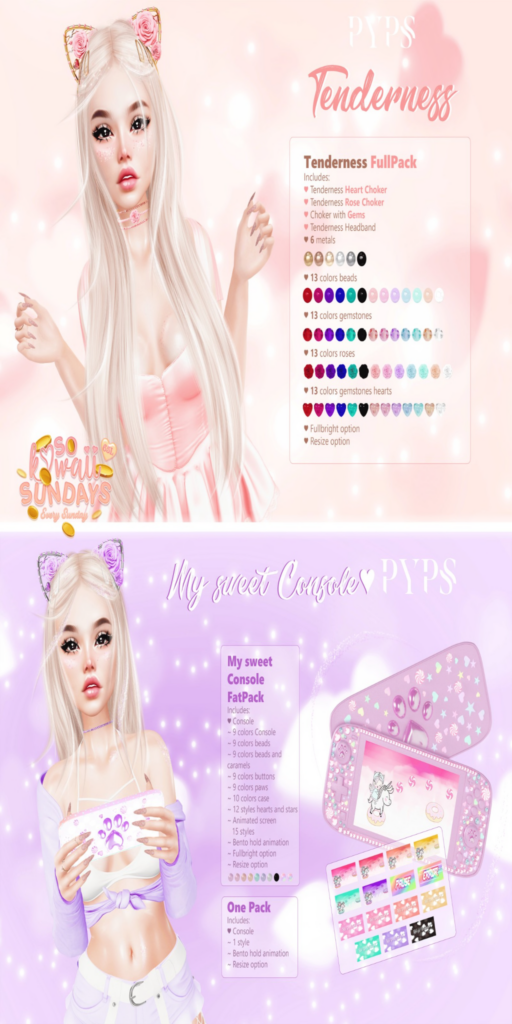 Tenderness Accessories | My Sweet Console Holdable	&lt;a href=&quot;http://maps.secondlife.com/secondlife/Future%20Dreams/66/190/901&quot; target=&quot;_blank&quot;&gt;Teleport&lt;/a&gt;