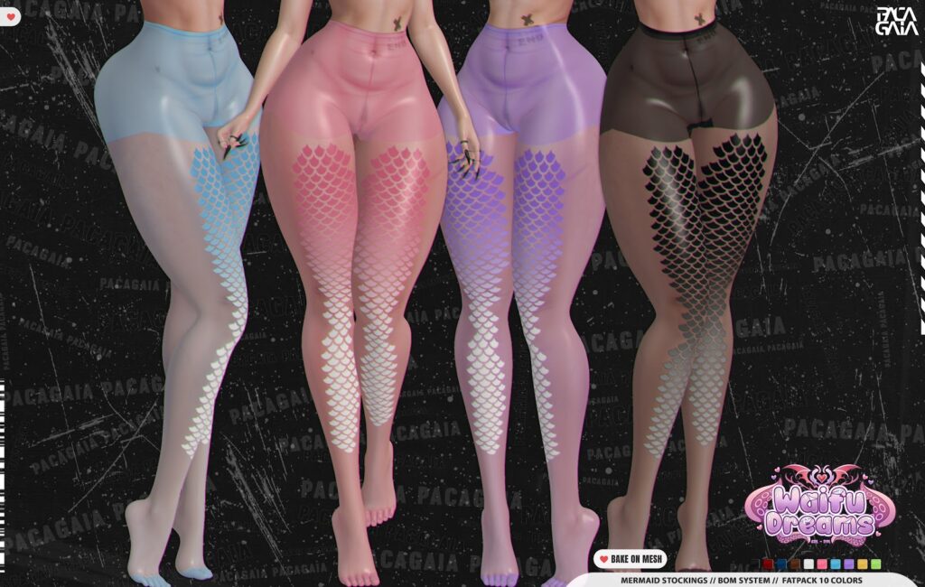 Mermaid Stockings V1 - BOM