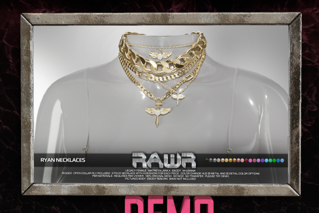 Ryan Necklace - Legacy/MaitreyaX/Nhumana/Reborn, L$349