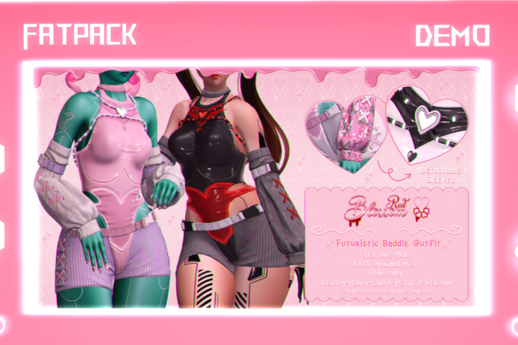 Futuristic Baddie Outfit - Legacy/MaitreyaX/Reborn/+mods, L$380 each/L$1999 FP