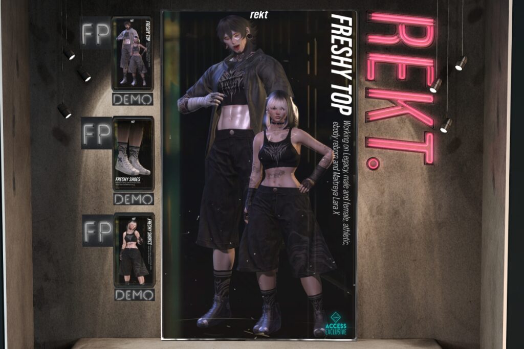 Freshy Outfit - Legacy M+F/MaitreyaX/Reborn/+mods, L$249 each/L$649 each FP